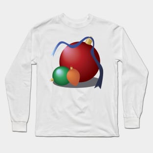 Holiday Ornaments Long Sleeve T-Shirt